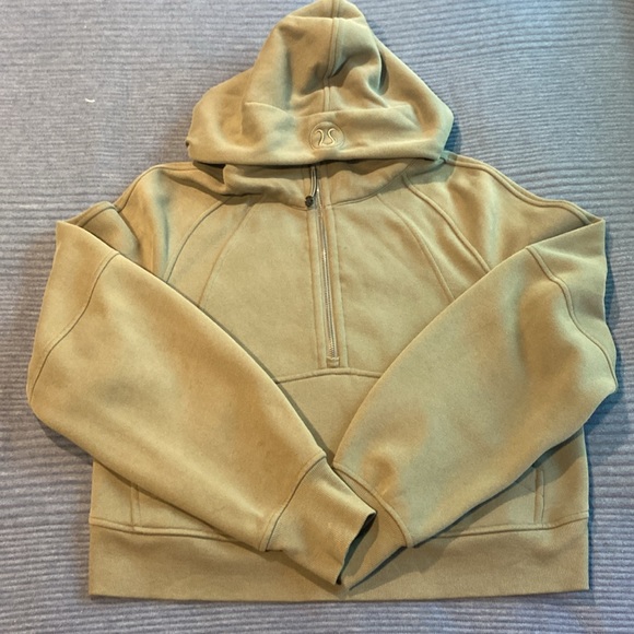 Lululemon Scuba Oversized 1/2 Zip Hoodie & City Sweat Jogger Set Grey Sage XS/S - Picture 2 of 8